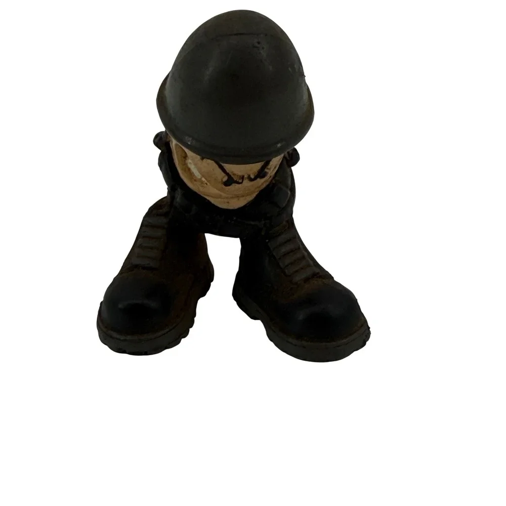 Rare Tech Deck Dudes 2001 Soldier Action Figure Plastic Black Y2K Skater